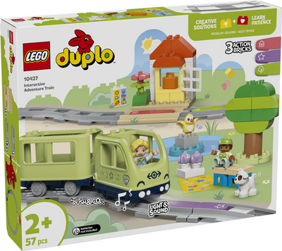 LEGO LEGO DUPLO CITTÀ 10427 TRENO AVVENTURA INTERATTIVO