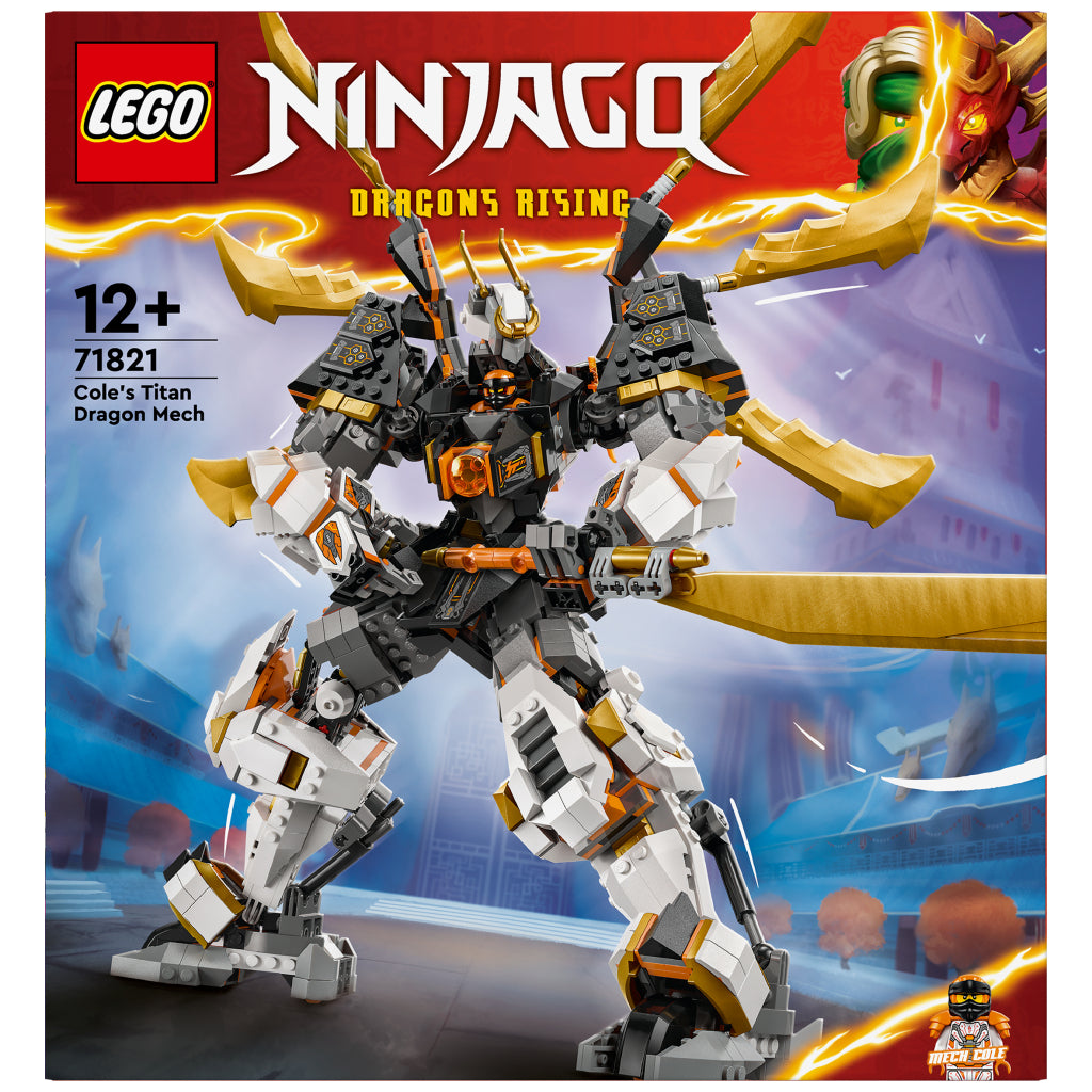 Lego 71821 Ninjago Cole's Reusachtige Drakenmecha