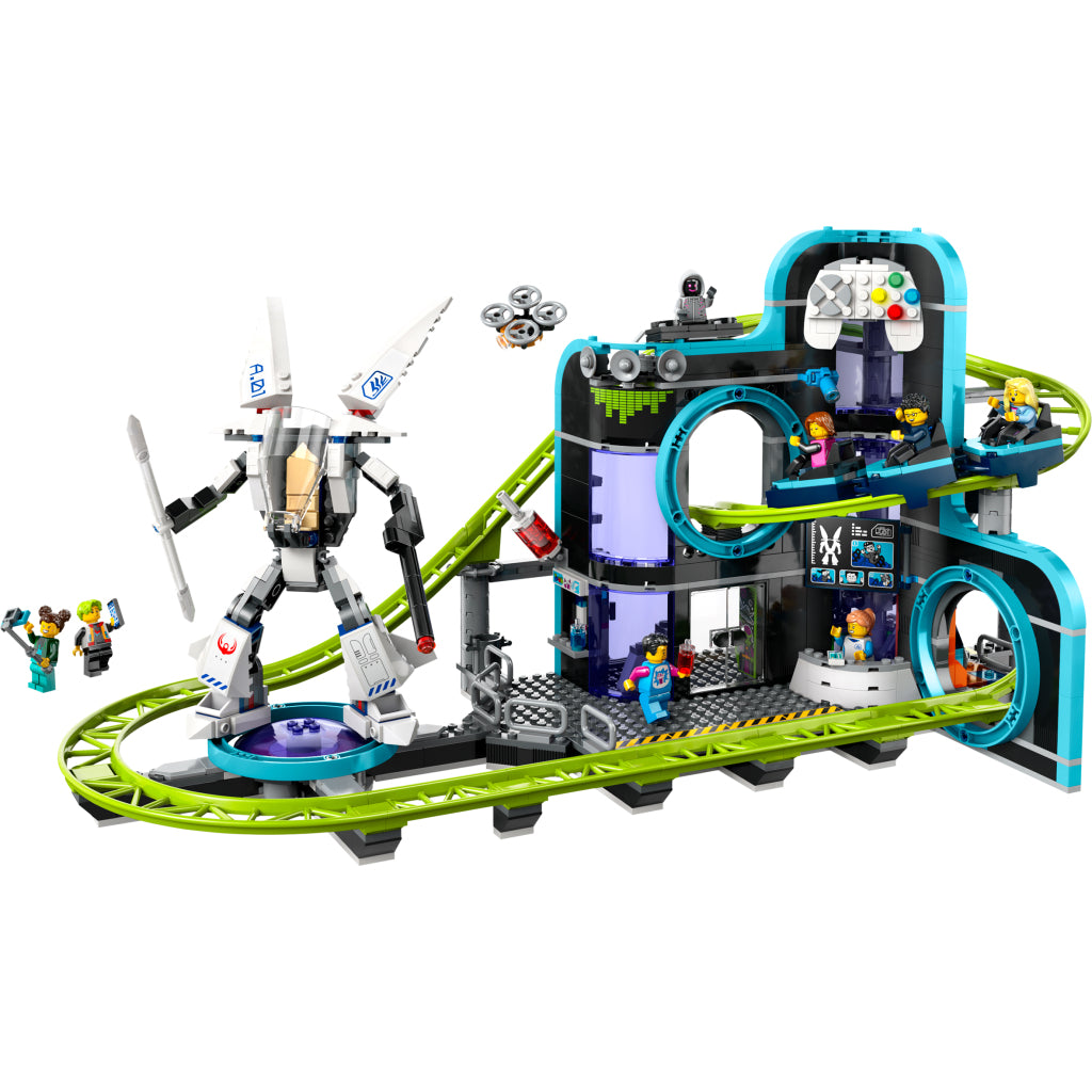 LEGO LEGO CITY 60421 Achtbaan en Robotwereld