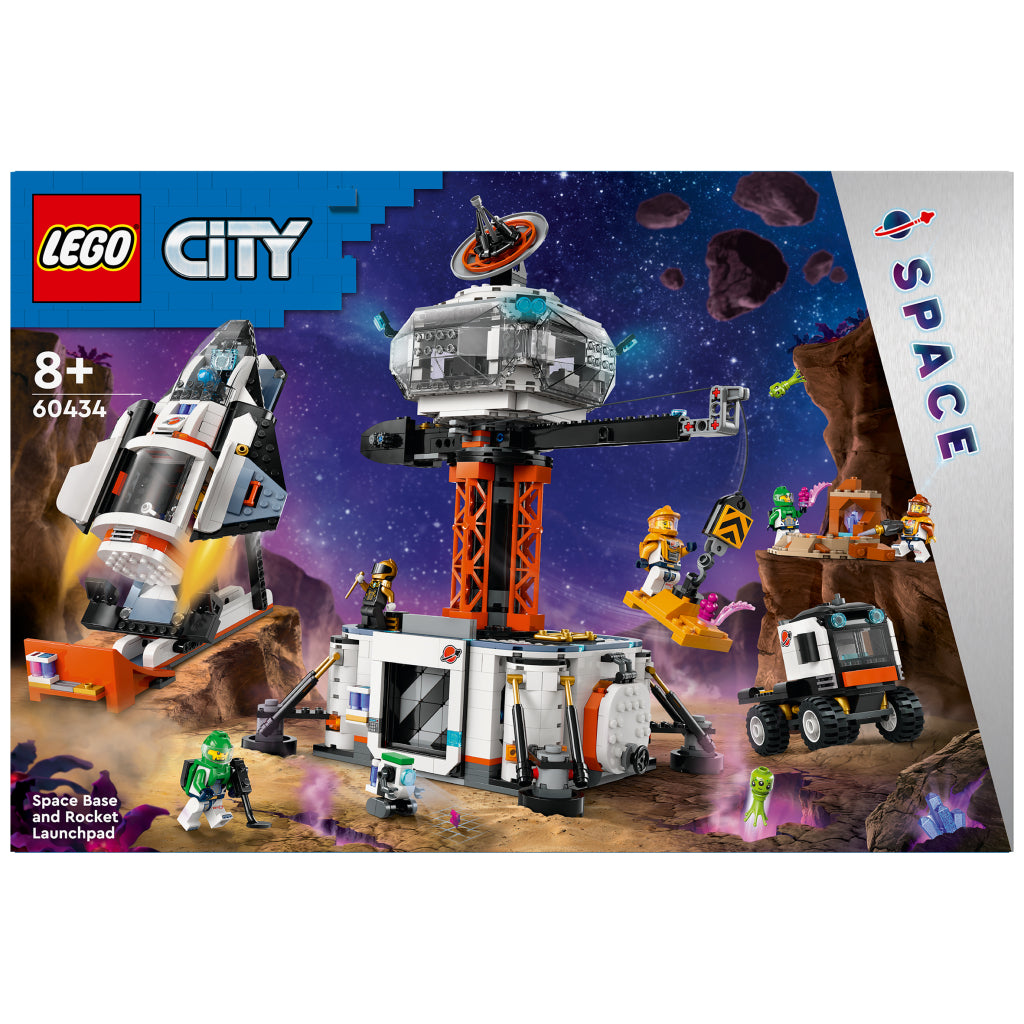 LEGO LEGO CITY 60434 BASE RUTTH Y RAKETET LABRICS PLATTFORM