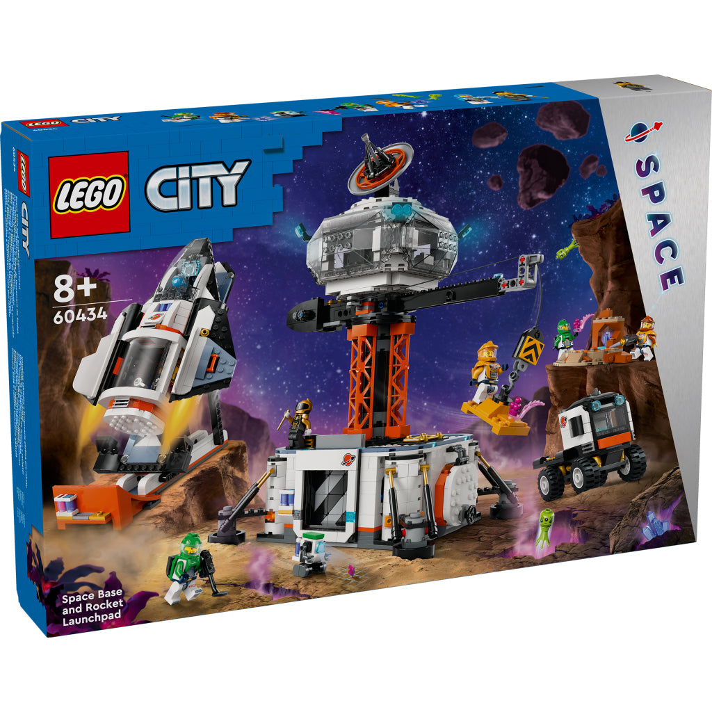 LEGO LEGO CITY 60434 BASE RUTTH Y RAKETET LABRICS PLATTFORM