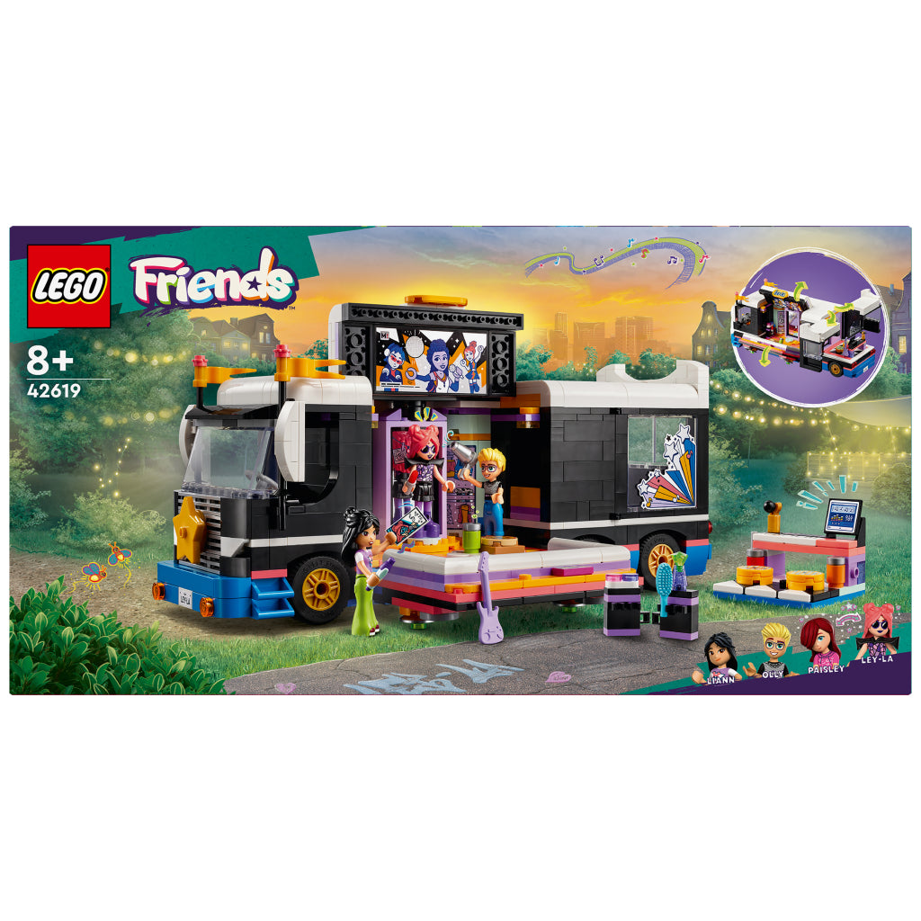 Lego LEGO Friends 42619 Bus turistico di Popstar