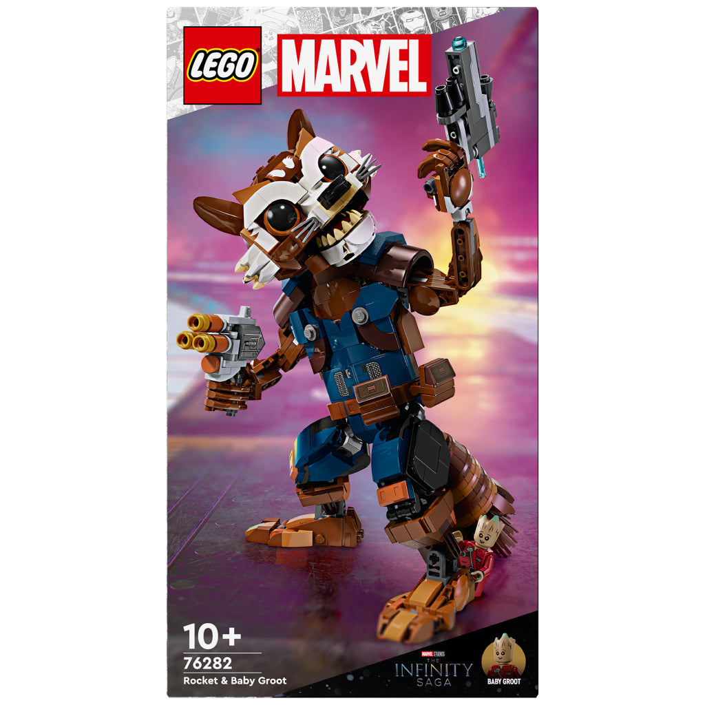 Lego LEGO Super Heroes 76282 Cohete y Bebé Grande