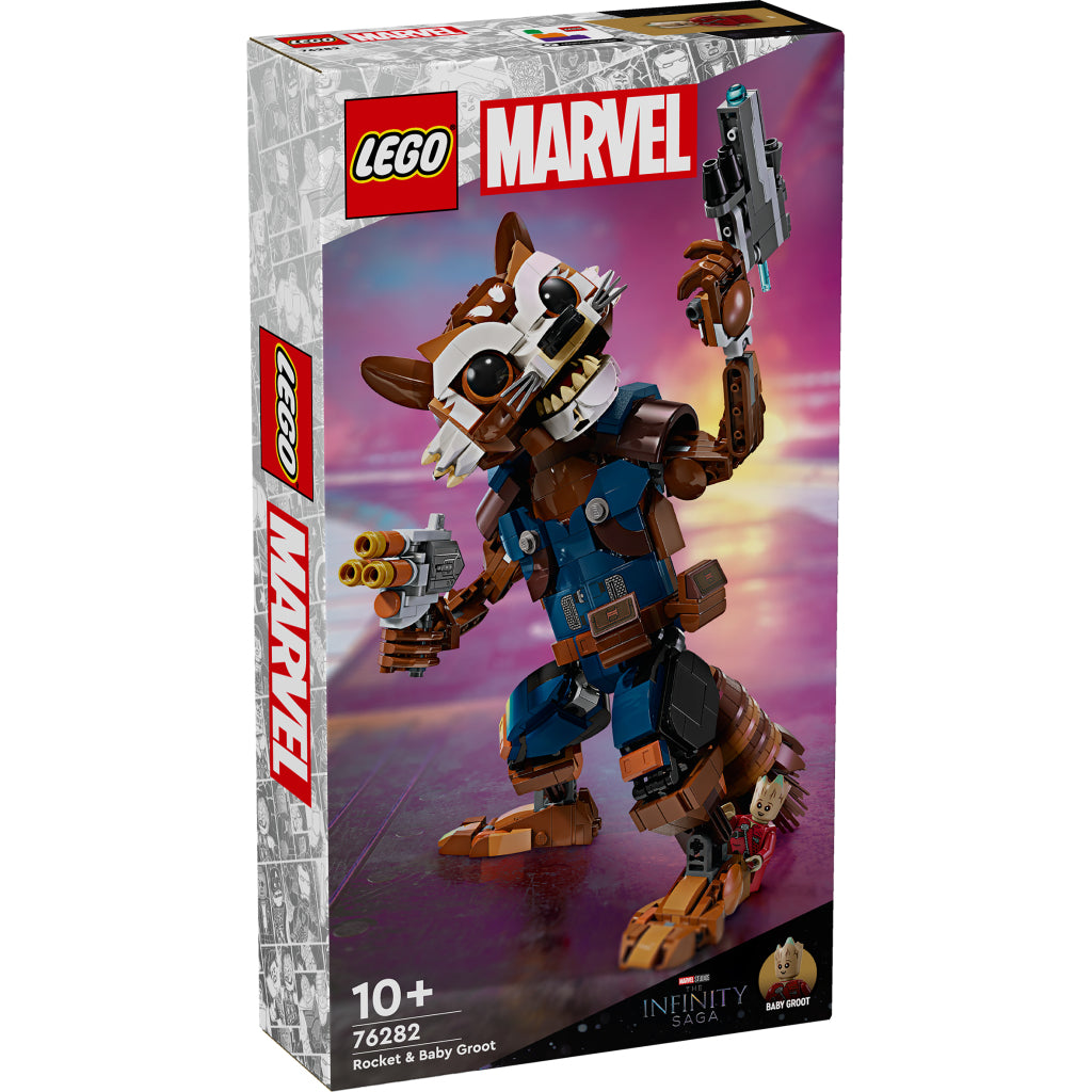 Lego LEGO Super Heroes 76282 Cohete y Bebé Grande