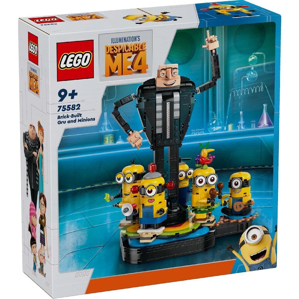 LEGO LEGO Cattivissimo Me 75582 GRU e Minions costruibili