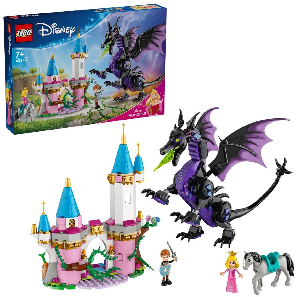 Lego Lego Princess 43240 Maleficent in forma di drago