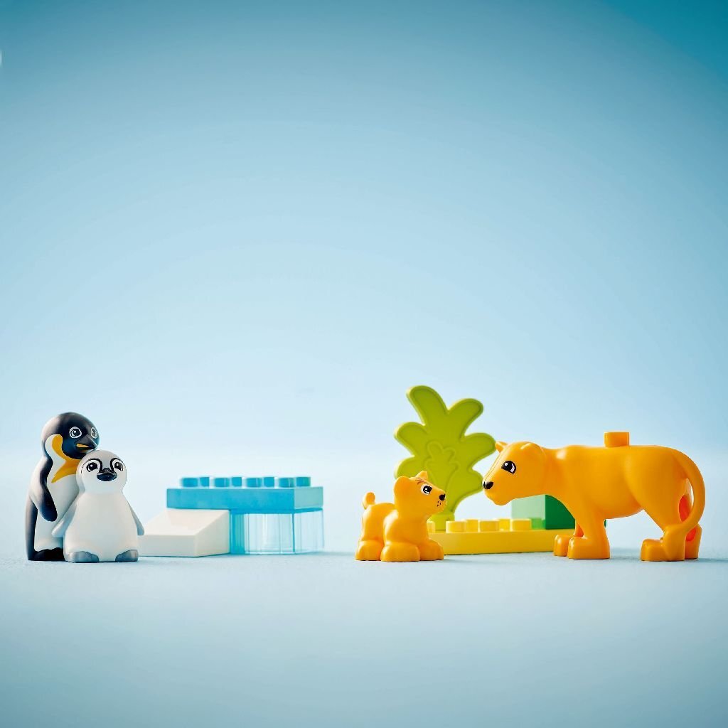 Lego duplo 10442 families van wilde dieren pingu iuml;ns en leeuwen