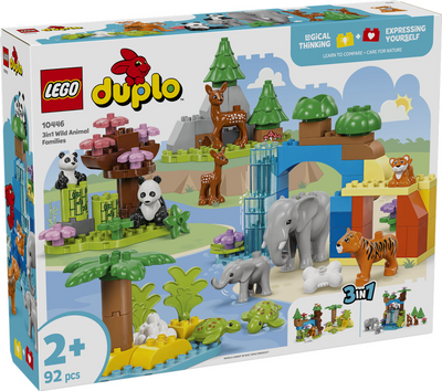 LEGO LEGO Duplo Town 10446 Familias 3 en 1 de Wild Dieren