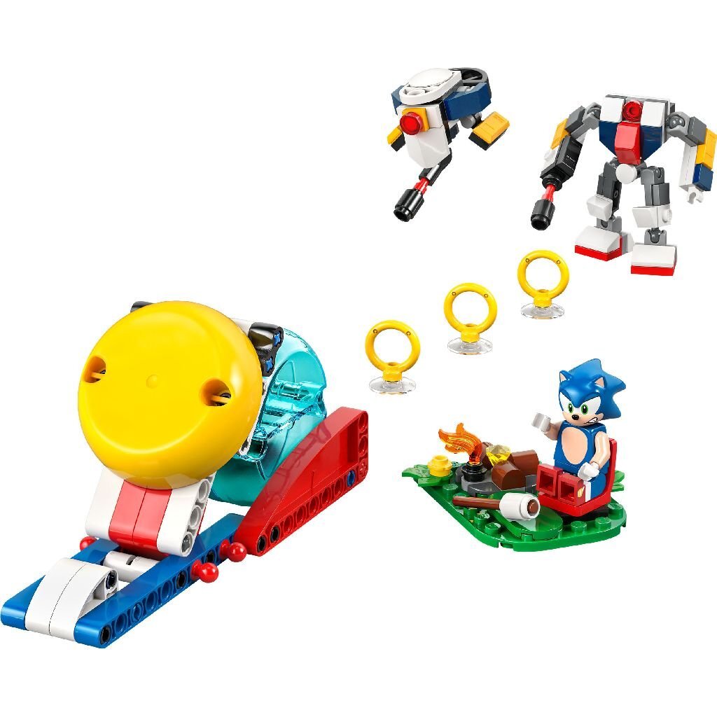LEGO LEGO LA HEDHOG 77001 Sonics Kraching en el Fire Camp