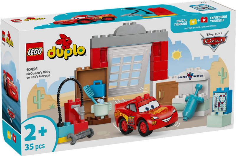 Disney LEGO 10456 Duplo McQueens Visita al Garage Docs