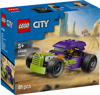 Lego City Great Vehicles 60485 Hot Rod | 2 pezzi