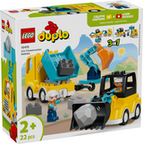 Lego duplo town 10475 - 3-in-1 bouwvoertuigen - creatief speelgoed - afbeelding 1