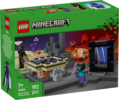 Lego 21584 minecraft journey to the nether and the end portal | 2 pcs