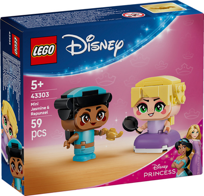 Lego disney princess 43303 mini jasmine en rapunzel