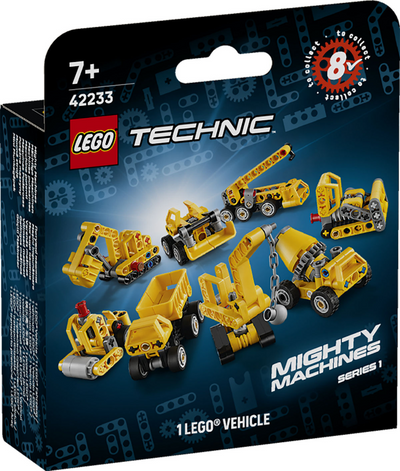 Lego ® technic mighty machines - surprise box with construction toys - collectible vehicles - 42233