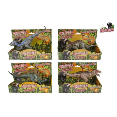 Dinoworld dinosaurio con partes móviles 17-19cm
