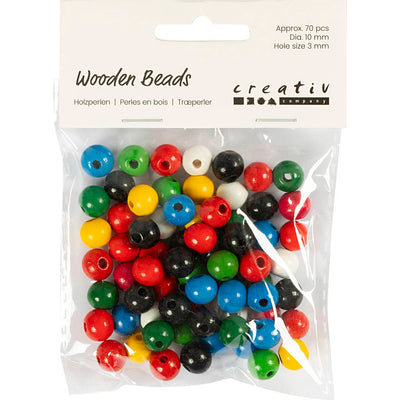 Creativ Company Wooden Beads Colores, 150º.