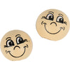Creativ company bolas de madera con caras, d 12 mm, beige claro, 20 piezas 1 caja