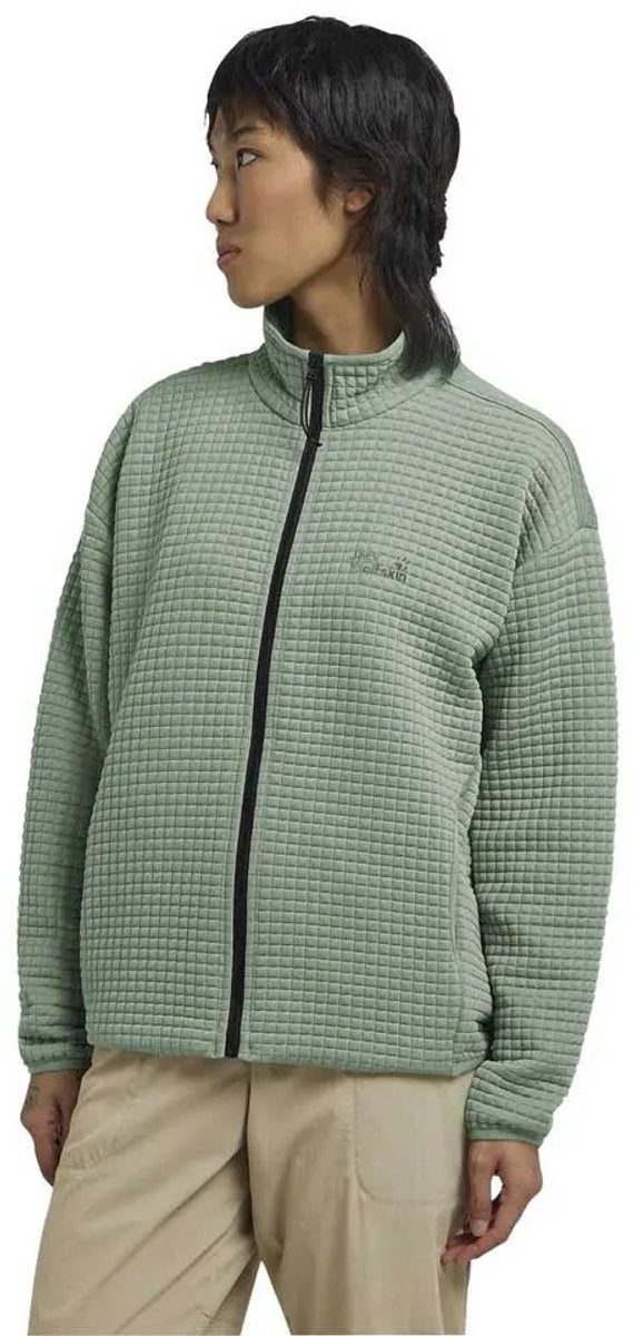 Jack wolfskin mogari fz w giacca outdoor da donna-verde zinnia