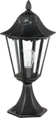 Eglo navedo sokkellamp buiten - e27 - 47 cm - zwart zilver