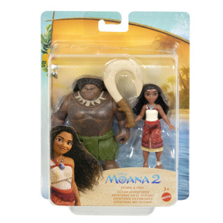 Disney princesa muñeca pequeña vaiana 2-pack vaiana semidiós