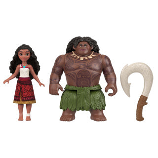 Disney princesa muñeca pequeña vaiana 2-pack vaiana semidiós