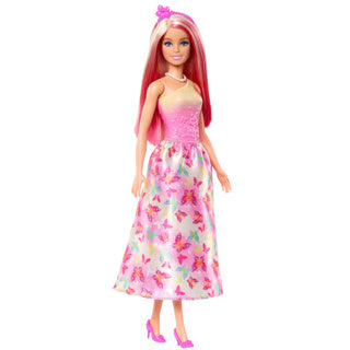 Mattel Royal Pop con cabello rosa y rubio, falda con VL