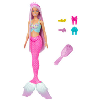 Mattel Mermaid Pop con cabello de fantasía de 18 cm