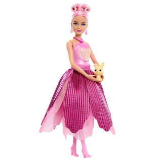 Barbie revela flor sorpresa tulipán rosa
