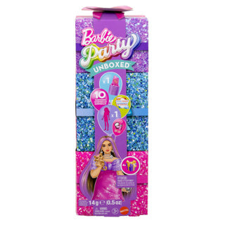 Ty barbie reveal par unbox glam pink curvy doll