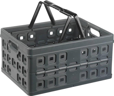 Caquetería plegable cuadrada solar de complejo solar 32L 49x36x24.5 cm de antracita