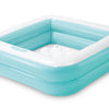 Intex vierkant babyzwembad-blauw