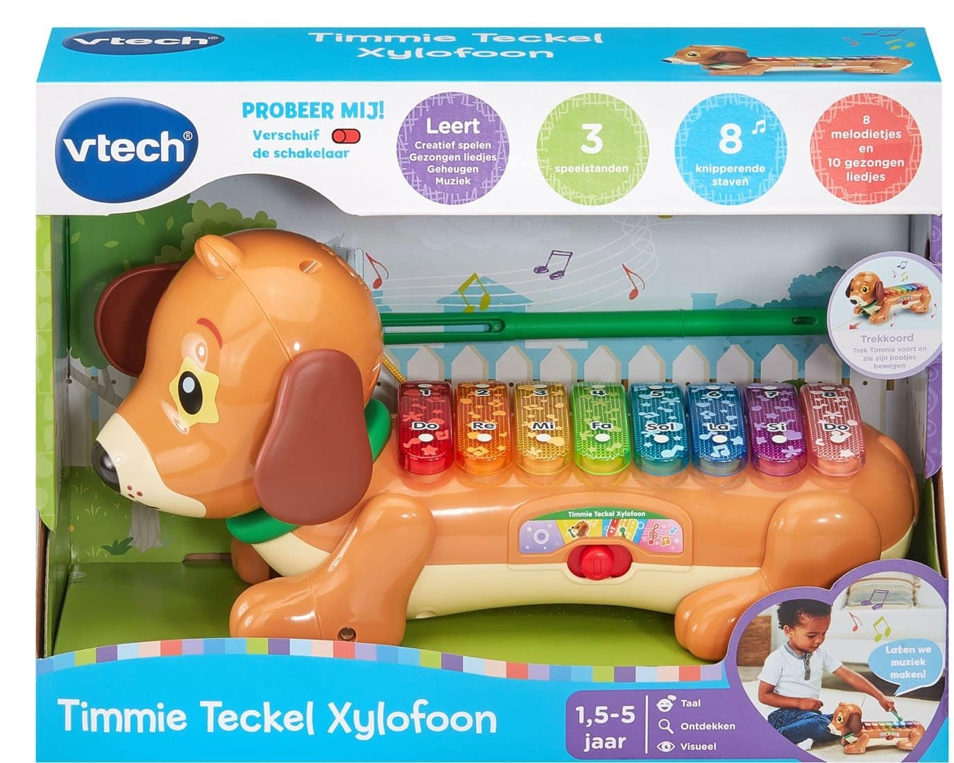 Vtech Timmie Deckel xylofono con luce e suono