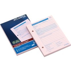 Spese per ricevute di contanti djois a5406-034 10,5x14,8 cm rosa 1 volta