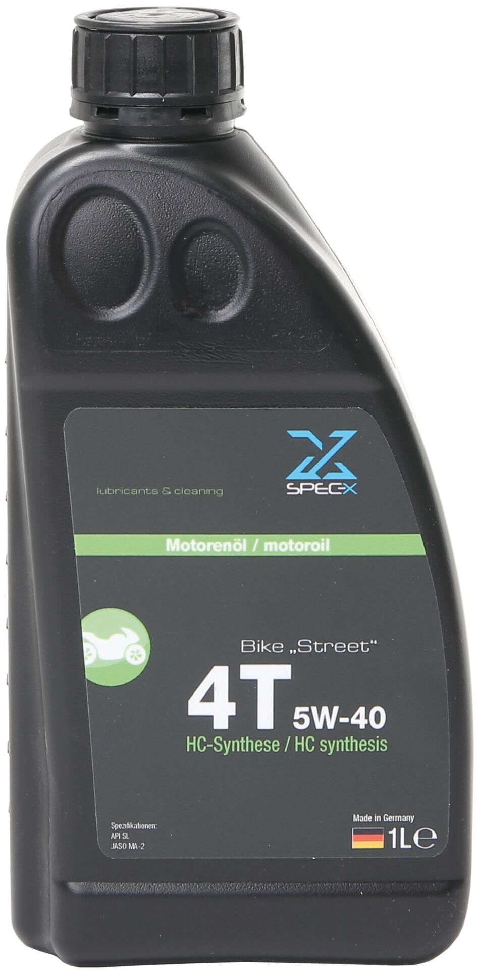 Spec-x motoröl bike 4t street motor oil 4t 5w-40 stree 1l bike