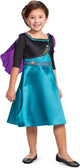 Disfraz disney - frozen 2, vestido reina anna basic plus, talla xs (3t-4t años), niña