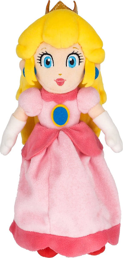 Super Mario Nintendo Together + Bros – Peluche Princesa Peach con Licencia Oficial – 26 cm