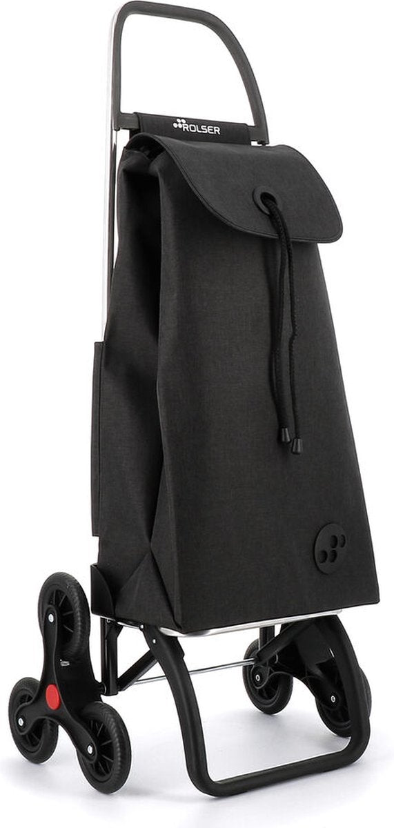 Rolser shopping trolley - imax tweed (negro rd6)