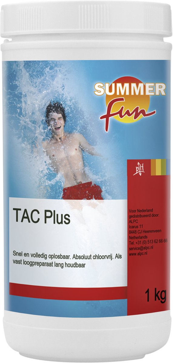 Summer Fun Tac Plus Powder Alkality Aumenta 1 kg bianco