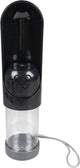 Duvo plus - waterfles - hond - drinkfles compact 300ml - 6,5x6,5x18,5cm wit - 1st