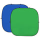 Tablero de fondo de estudio azul verde 240x240 cm