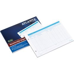 Daily work sheets a5425-014 21x14.8cm single 50 sheets