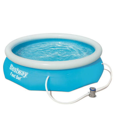 Piscina bestway veloce impostata intorno a 305