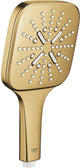 Doccetta Grohe Rainshower smartactive cube 130 - 3 tipi di getto - cool Sunrise spazzolato - 26582gn0