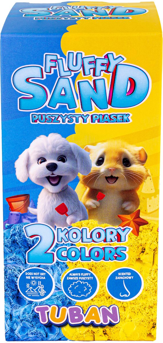 Tuban * zand fluffy sand | blue yellow 2 x 70 g