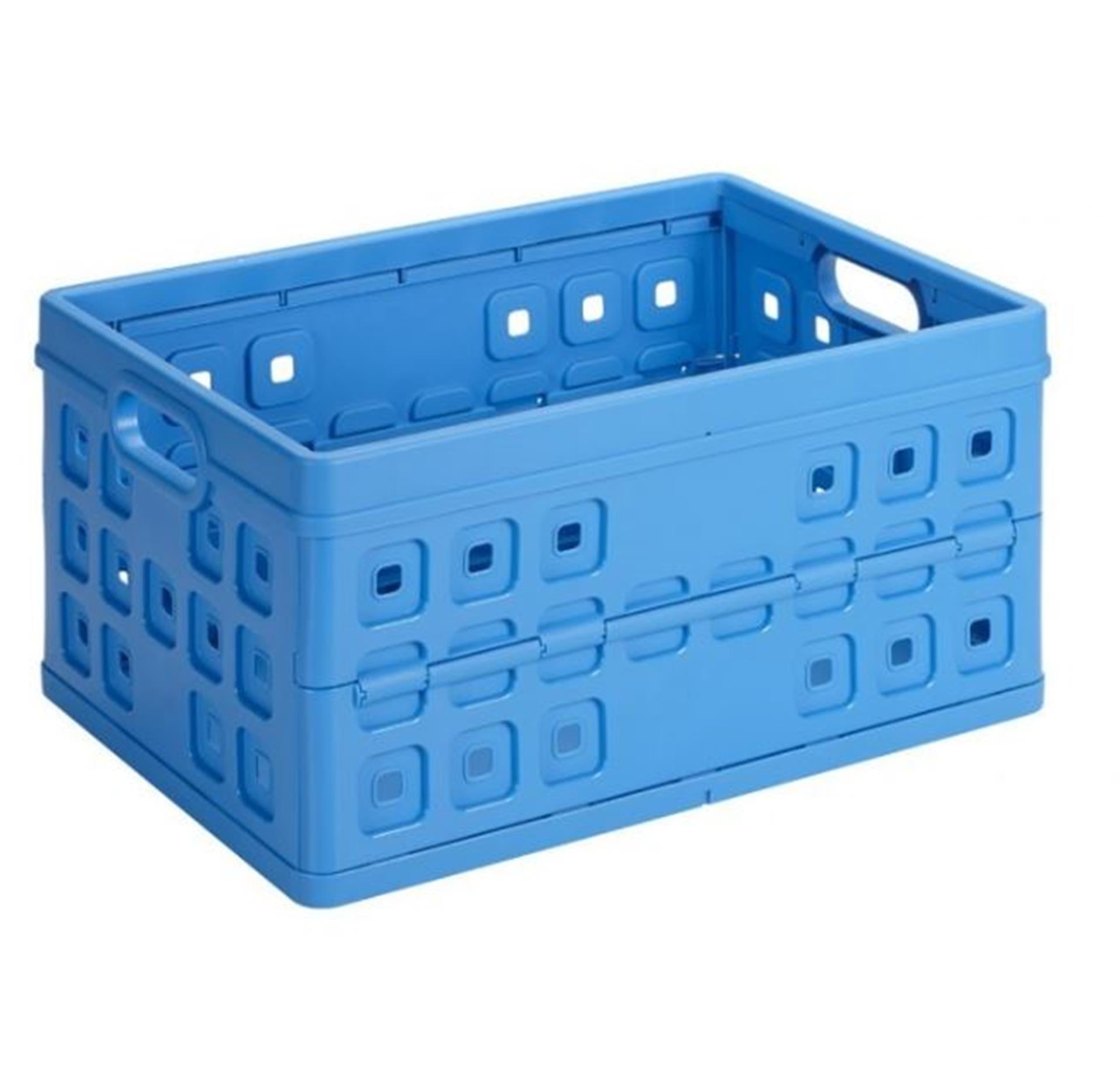 Sunware Square Pieging Crate 46L Blue