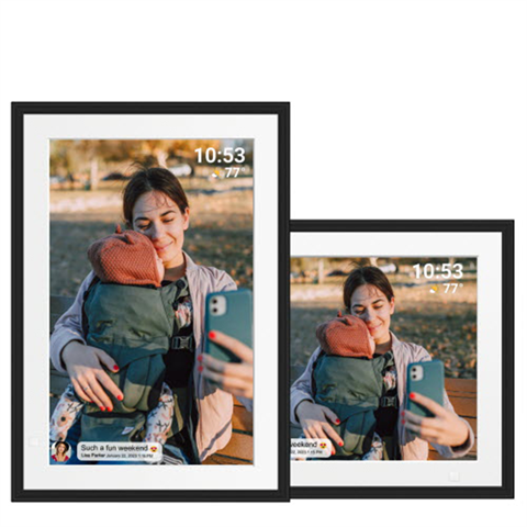 Benel Charto Digital Photo Frame HF-109T Black 10.1 pulgadas con FrameGlow