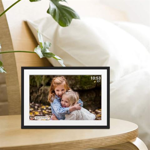 Benel Charto Digital Photo Frame HF-109T Black 10.1 pulgadas con FrameGlow