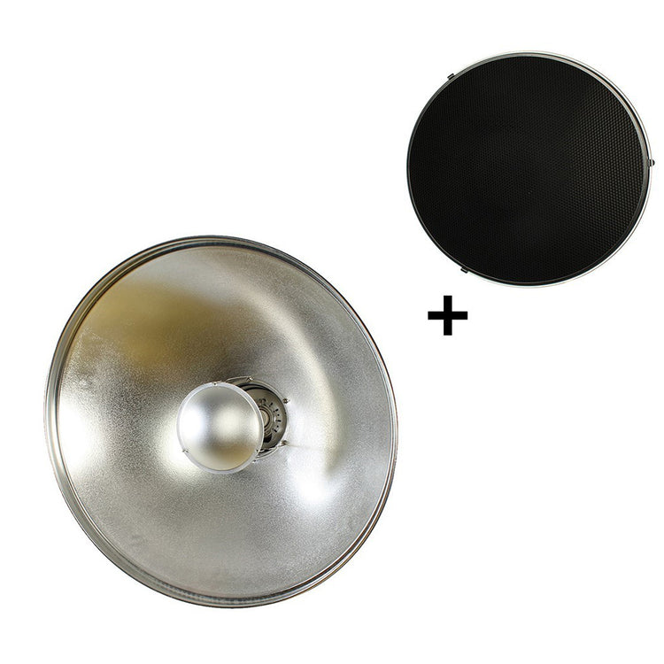 StudioKing Beauty Dish Argento SK-BD420 42 cm con nido d'ape