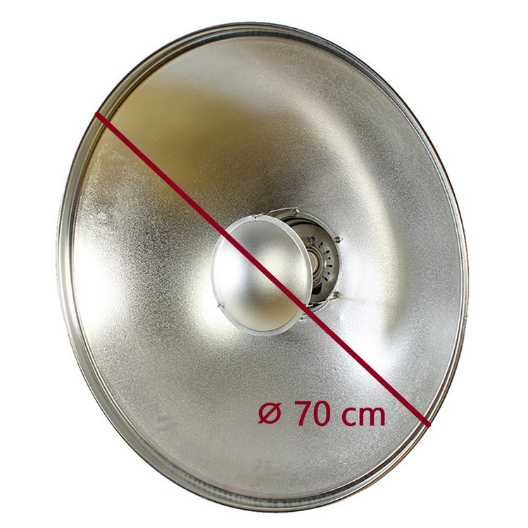 StudioKing Beauty Dish Argento SK-BD420 42 cm con nido d'ape